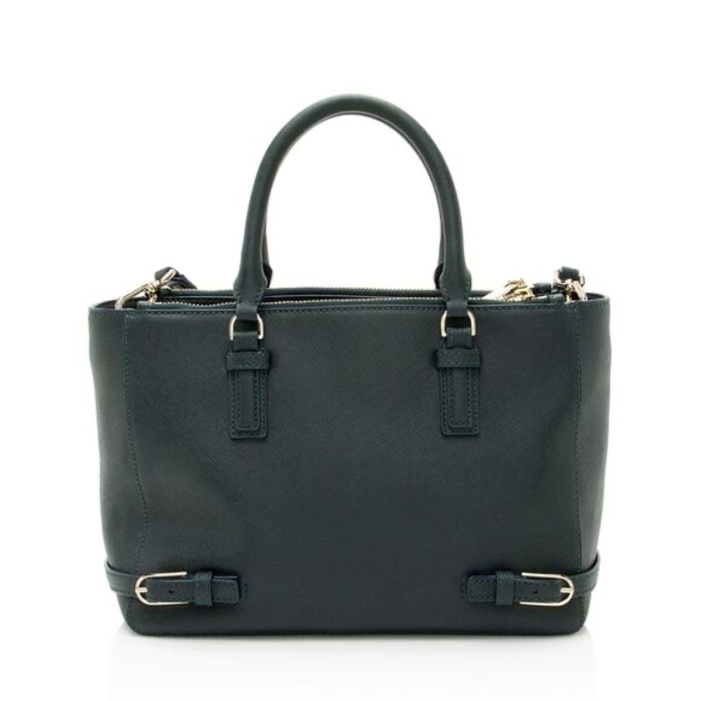 Tory Burch Saffiano Black Robinson Tote